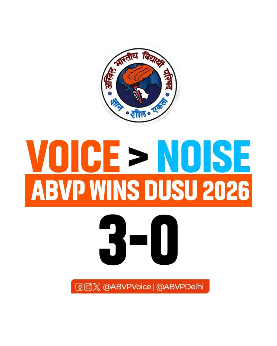 AnkiReddy__g's tweet photo. #ABVP4DUSU 
#ABVP7333 
#DUSU 
@nsui @RahulGandhi https://t.co/YbAJsQIwfz