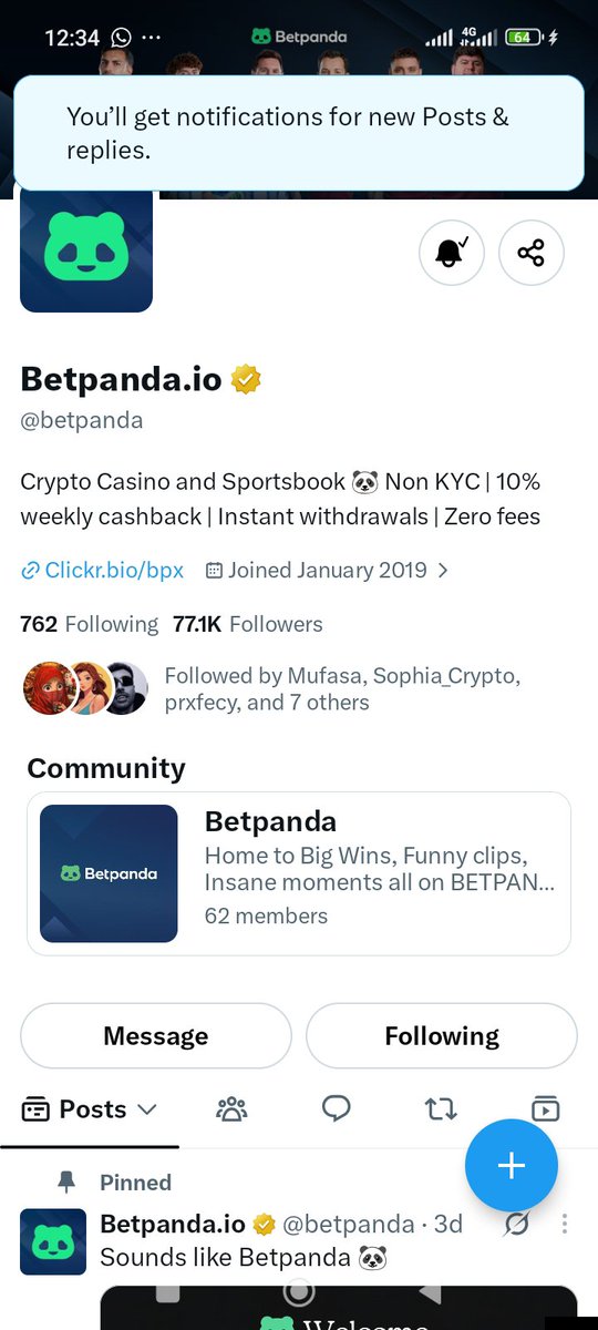 obidey4u2's tweet photo. @QeeetZr @betpanda User Name :MLXQL6P
Following with Notifications On. Hopefully this win changes my life and that if my bloodline. Thank you https://t.co/O7AZfs7SdE