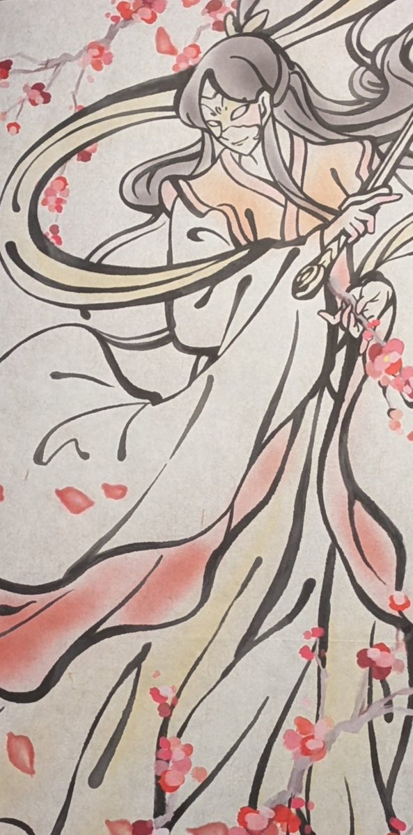 hualianful's tweet photo. hua cheng's skills may have improved, but the way he saw xie lian never changed :') https://t.co/z50MZS07N0