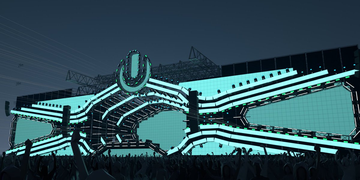richmilstein's tweet photo. Ultra Japan 2026 design.

Fun fact: The Japan MainStage height is the lowest from all other shows due to typhoon season. Typhoon Dujuan is due to arrive in Tokyo this coming Monday. https://t.co/lu0yeU8lii