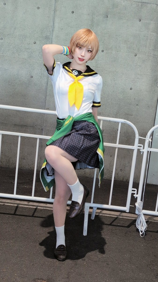 melomelomeloda's tweet photo. ペルソナ4 / Persona4
里中 千枝 (夏制服)
---
2026/09/19 東京ゲームショウ TGS
#TGS2026 #TGSコスプレ https://t.co/0WDHYgKbvx