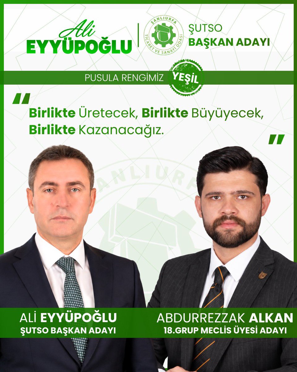 alieyyupogluu's tweet photo. “Birlikte Üretecek, Birlikte Büyüyecek, Birlikte Kazanacağız.” https://t.co/165CoZdGkt