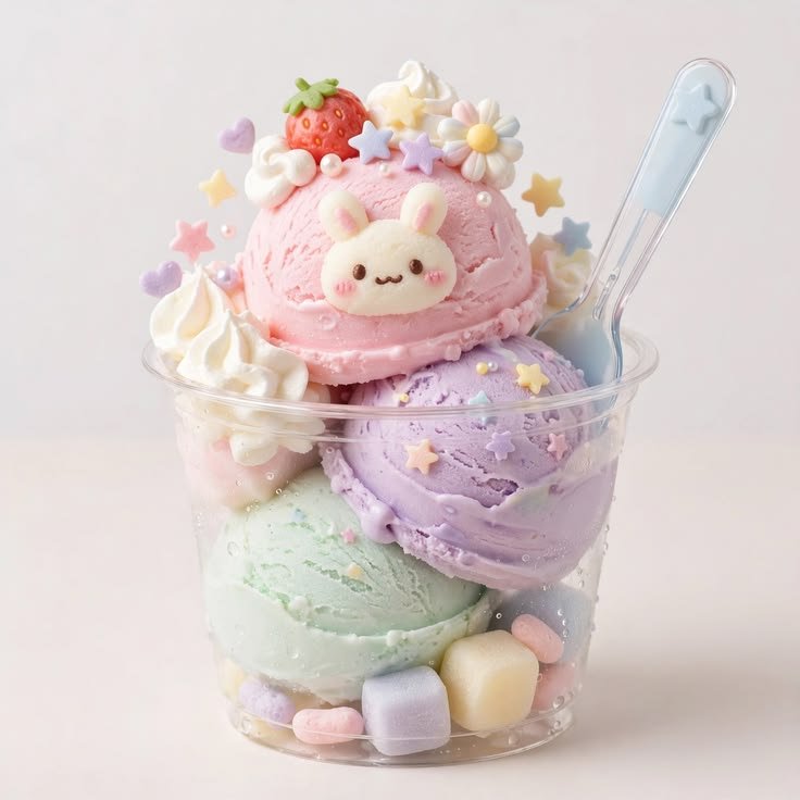 yvharami's tweet photo. @jaungian @selfolx Babyyyy~ aku bawain eskrim lucu buat adek https://t.co/DHg5z5u88l