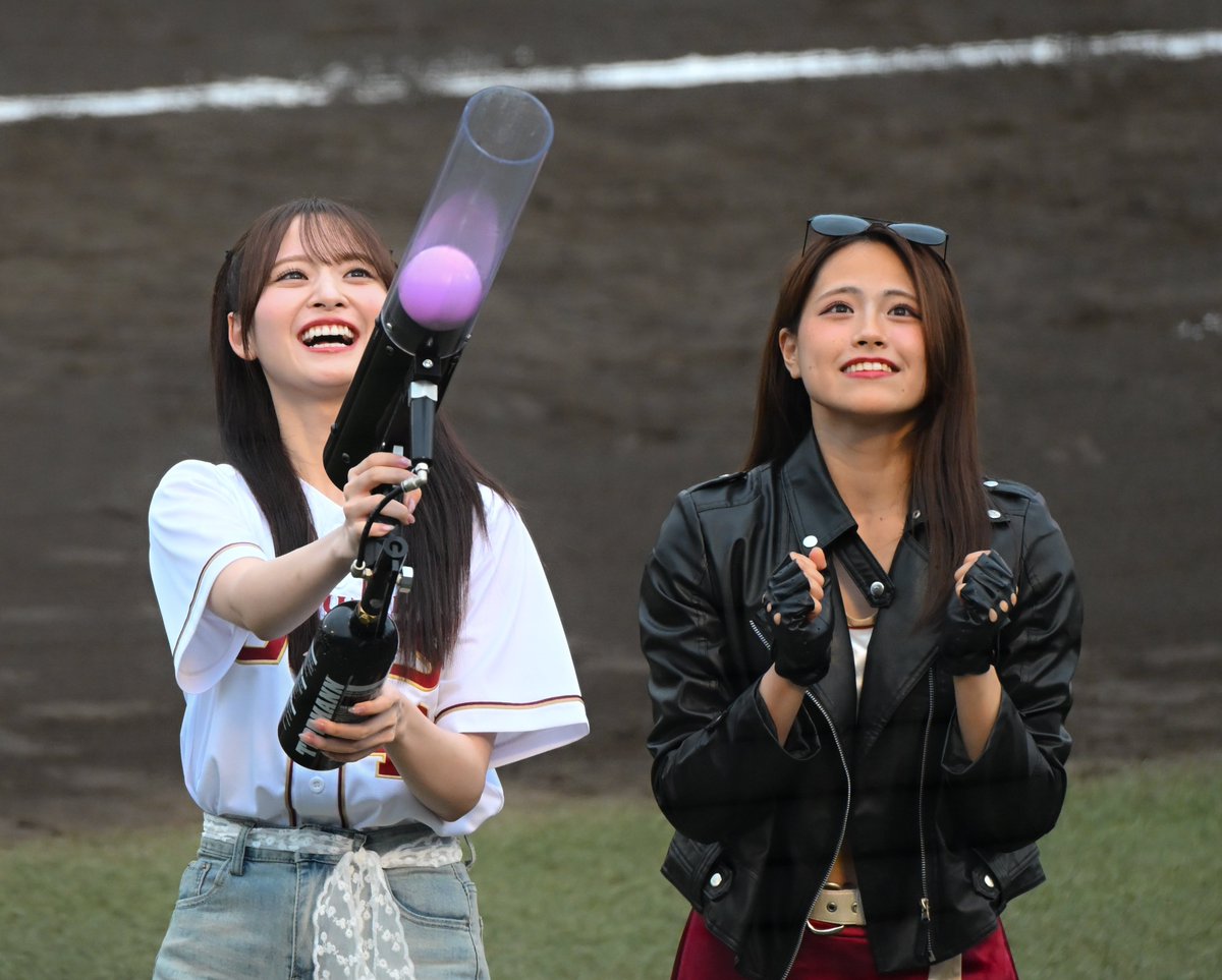shyboyradio910's tweet photo. 2026/9/19
楽天vsホークス
楽天モバイル最強パーク
バズーカタイムでのやんちゃん！①
ネットに引っかかっちゃった…😅
#乃木坂46 #金川紗耶
#乃木坂野球部 #パ・リーグ乃木坂コラボ https://t.co/aQ6A2GVa2n