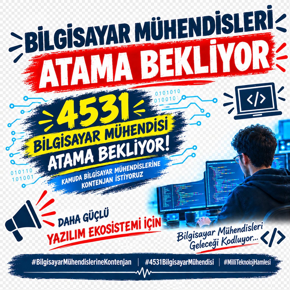 esraa_a02's tweet photo. @TCSanayi @mfatihkacir @Selcuk Kamu bilişim sistemlerinde ve siber savunma altyapılarında diplomalı bilgisayar mühendislerinin yasal sorumluluk alması devlet verilerimizin güvenliği açısından kritik bir güvencedir. #BilgisayarMühendislerineKontenjan #KPSS https://t.co/6nE7XjkMQK