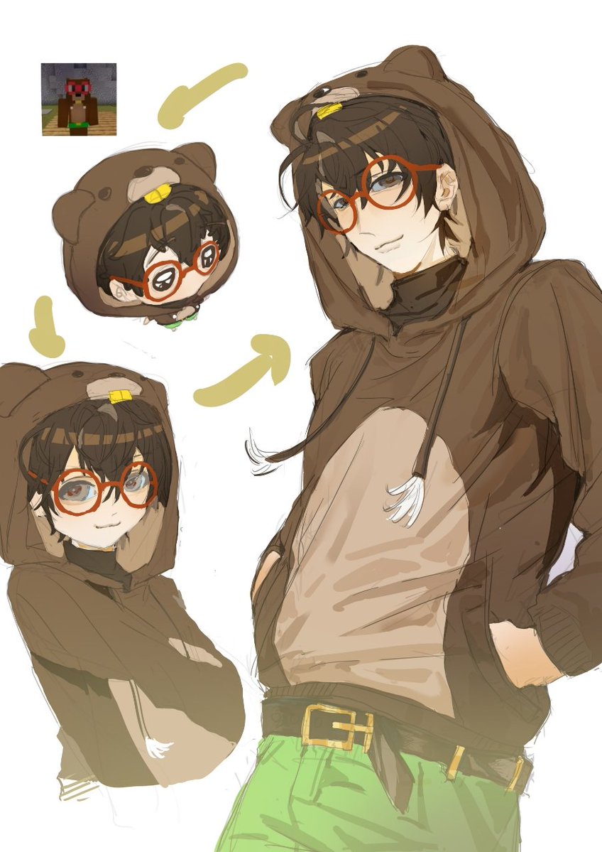 kinbgb's tweet photo. slipperyhc（放一张之前暑假画的）#slipperyhc #mcytfanart #mcyt #draw #drawing #画画 https://t.co/PhtbwPApoe