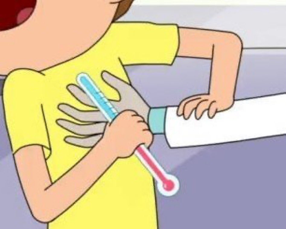Aboringrandom's tweet photo. Morty doesn’t sleep or eat vegetables apparently https://t.co/m9KOX5XZFF