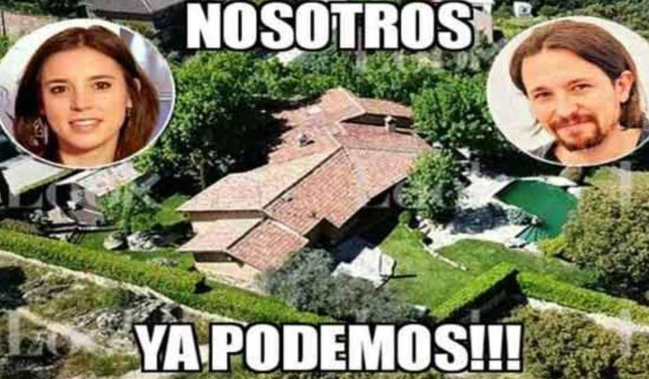 Megatex04's tweet photo. @Pedro4184423072 Unidas Podemos, es un partido de vagos, ocupas, vividores y acosadores, que no le gusta trabajar y que huyen de los impuestos que paga la clase trabajadora, predican la igualdad, pero ellos viven como millonarios. https://t.co/bFC58GCmXB https://t.co/OecrT4TC5o