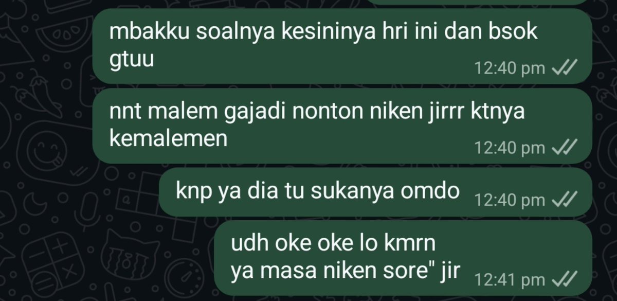 cikitayo's tweet photo. baru gw curhatin td siang skrg dianya batalin bah gw harus se sabar apa https://t.co/QFGVs1oioL