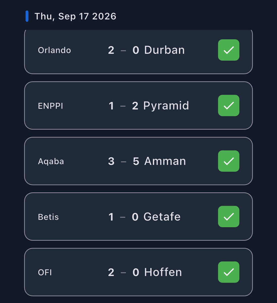 MWO_Prediction's tweet photo. Swipe to see our Thursday’s scorecard🔥🔥🔥
We predicted 22 games💥💥💥
✅21 won
❌1 loss
📲Download the MWO app for your smarter predictions⚽️💙
#fyp #mwo #predictions #viral #footballgame https://t.co/51crWLF4Ny