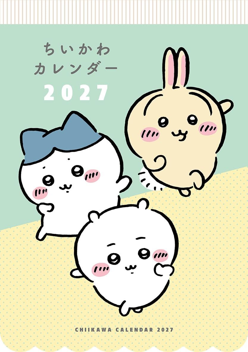 chiikawa_goods's tweet photo. 2027年もちいかわたちと一緒！

【ちいかわカレンダー2027】

ちいかわたちのかわいい姿を毎月楽しめる📅✨
お部屋に飾って一年中楽しみたいアイテム♪

Amazonで販売中！
https://t.co/g8dOXAV59I https://t.co/1GgDWrkB2R