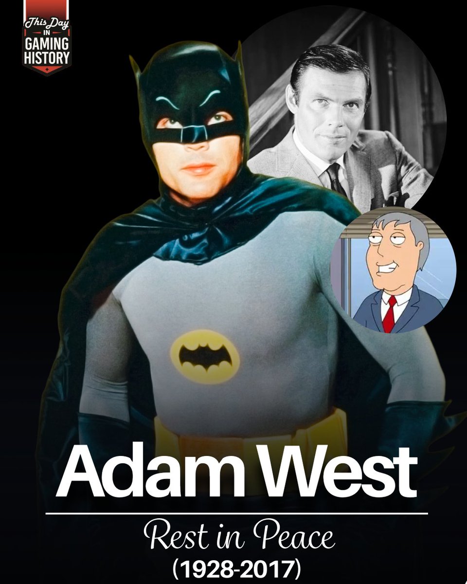 ThisDayGaming's tweet photo. Remembering Adam West on his birthday

Today we celebrate the legendary Adam West, born 98 years ago. From General Carrington in XIII to Mayor West in Family Guy, his legacy continues to inspire. 🦇🎉

#ThisDayInGaming #AdamWest #Batman https://t.co/ffJeoS6vkz