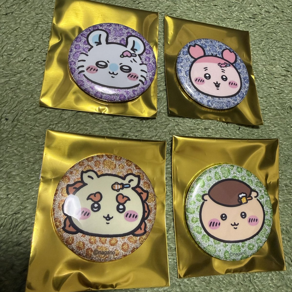 Priane25's tweet photo. 【交換】ちいかわ トレーディング ギラギラ缶バッジ

譲 モモンガ 古本屋(カニちゃん) シーサー くりまんじゅう

求 ハチワレ、決まり次第ラッコ1 検討

大阪 梅田手渡し 郵送
お気軽にお声がけください🐯 https://t.co/oddCZLcJFT