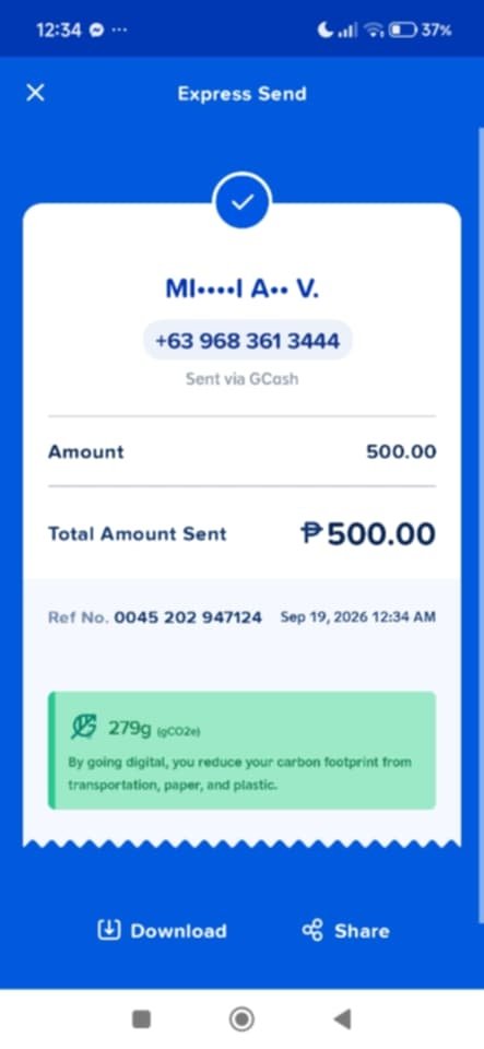 ainamaca140803's tweet photo. @bbqangalli Eto nga pala yung unang padala ko sayo kanina, yung 1k antay kalang papadala ko sayo yan kahit iscammer ako sabi mo HAHAHAHA https://t.co/IxRyHB9eeT