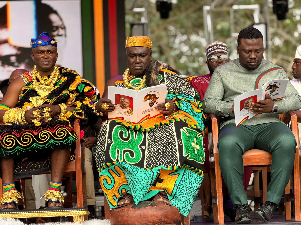 tv3_ghana's tweet photo. 📸 Photos from the ongoing NkrumahFest 2026 at Nkroful, the birthplace of Ghana’s first President and Pan-Africanist pioneer, Osagyefo Dr. Kwame Nkrumah.

#TV3GH https://t.co/rQEXAEriHX
