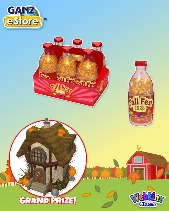 webkinz's tweet photo. 🚨 BREAKING (the branches)! 🚨

Fall Fest starts TODAY! Look for floating leaves in Webkinz Classic from Saturday, September 19th until Wednesday, September 30th 🍁📅

ALSO, don't forget to pick up some 2026 Fall Fest Soda! 🥤 https://t.co/hHrdPBZnFH