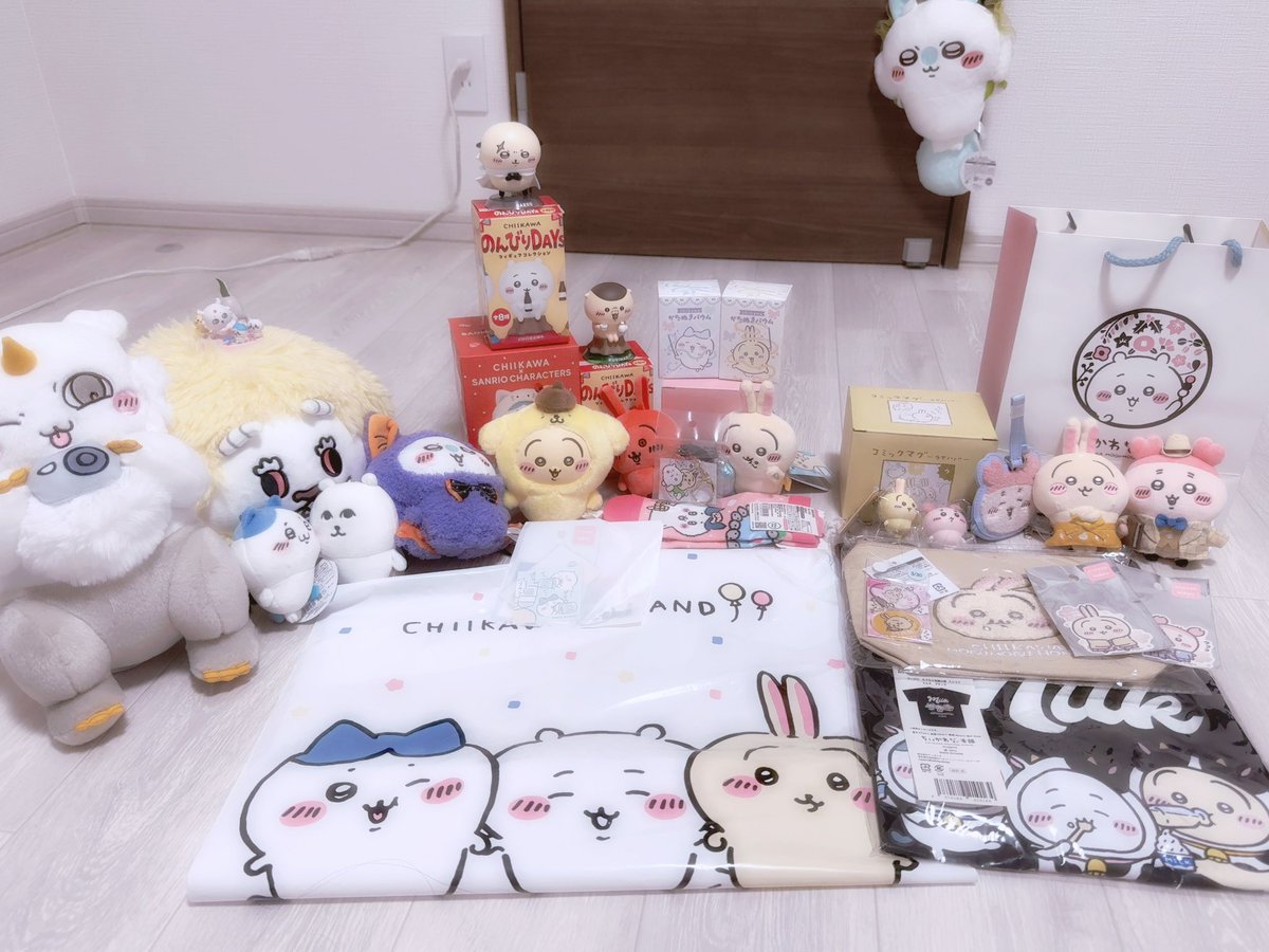 se_nn_4's tweet photo. 長旅終了〜
最推しあの子の商品は買えなかったけど、行けてよかった😸🤍🤍

#ちい活 #ちいかわ好きさんと繋がりたい https://t.co/Q7wkgmdBJr