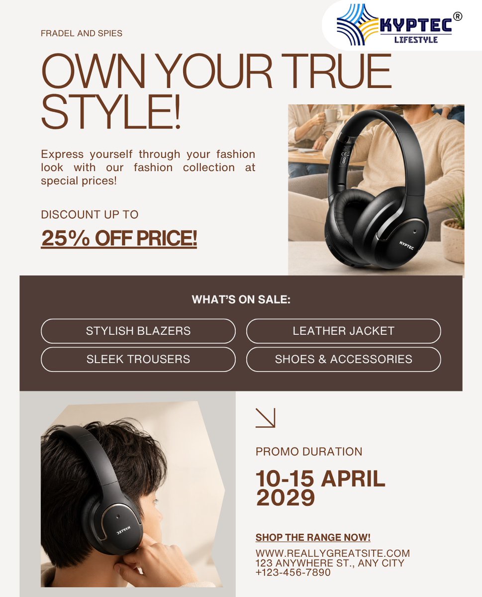 Kyptec_Audio's tweet photo. OWN YOUR SOUND. OWN YOUR STYLE. 🖤🎧

The right headphones don’t just change what you hear — they change the way every moment feels. KYPTEC® 650 ANC Headphones bring together premium design, deeper bass, noise control, and comfortable over-ear listening for work, travel, calls, playlists, and everyday downtime.

From focused mornings to relaxed evenings, KYPTEC® 650 is made to move with your lifestyle while keeping your sound bold, clean, and personal.

Wear the sound that matches you.
India's Fastest Growing Audio Brand...Designed in India.

📲 Follow Twitter page @Kyptec_Audio for latest launches & exclusive offers:

🛒 Also available on Amazon Just search on Amazon “Kyptec Headphones”
✔️ COD available
✔️ Easy EMI options

🛒 Shop Now on our Website: https://t.co/zqVUObaXtQ

Follow the Founders of Kyptec LifeStyle:
✔️ @Kyptec_nitin
✔️ @Kyptec_sweta 
 #ANCHeadphones #PremiumAudio #WirelessHeadphones #KyptecLifeStyle