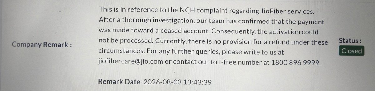 iam_saurajit's tweet photo. @JioCare @JM_Scindia @PemmasaniOnX @reliancejio @reliancegroup This is a day light scam done by @reliancegroup @reliancejio @JioCare .

@JM_Scindia @PemmasaniOnX I hope the government is taking right steps to control these kinds of scams done by such organizations and loot consumer money. https://t.co/NV8iHcQHSp