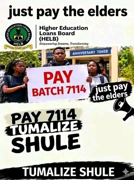 Dennisimbuye's tweet photo. @HELBpage @GeoffreyMonari Helllo work on our concerns 7114 we are suffering https://t.co/kfTUsbR3Nd