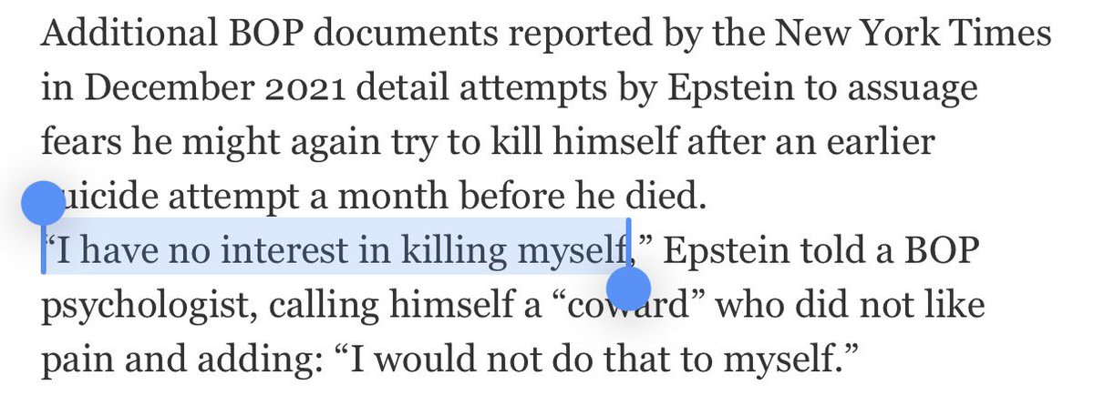 Ankhsy_'s tweet photo. @PhukYu09772283 @FonzPorto99 @AshPolitik It was literally used as reasoning to why the prison guards weren’t responsible for his death after they lied about checking on him and lost the security footage. https://t.co/bM0wqx8qRG
