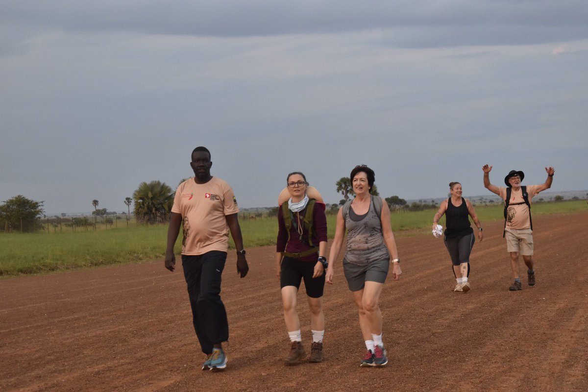 ugwildlife's tweet photo. Happening now in Murchison Falls NP! 

The Ranger Challenge tests strength, endurance and resilience, with women carrying 10kg and men 20kg. Sponsored by Uganda Conservation Foundation, with EU, Marasa, Nile Breweries and other partners joining the challenge.
#RangerChallenge2026 https://t.co/tHo64F4WDC