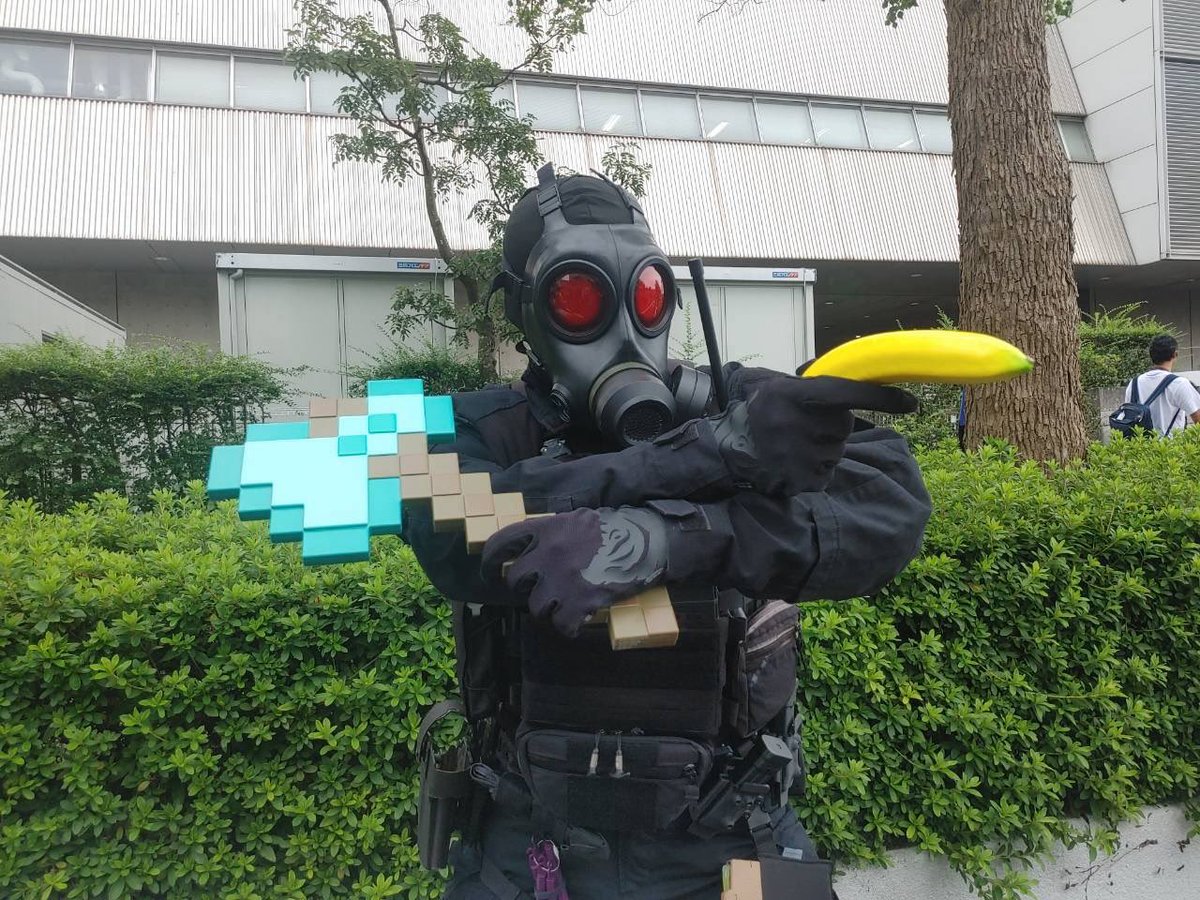 texas_uss's tweet photo. TGSの規制により武器を限りなくナーフされてしまったハンク

#REBHFun
#TGS2026 https://t.co/D2HiiPUY7H