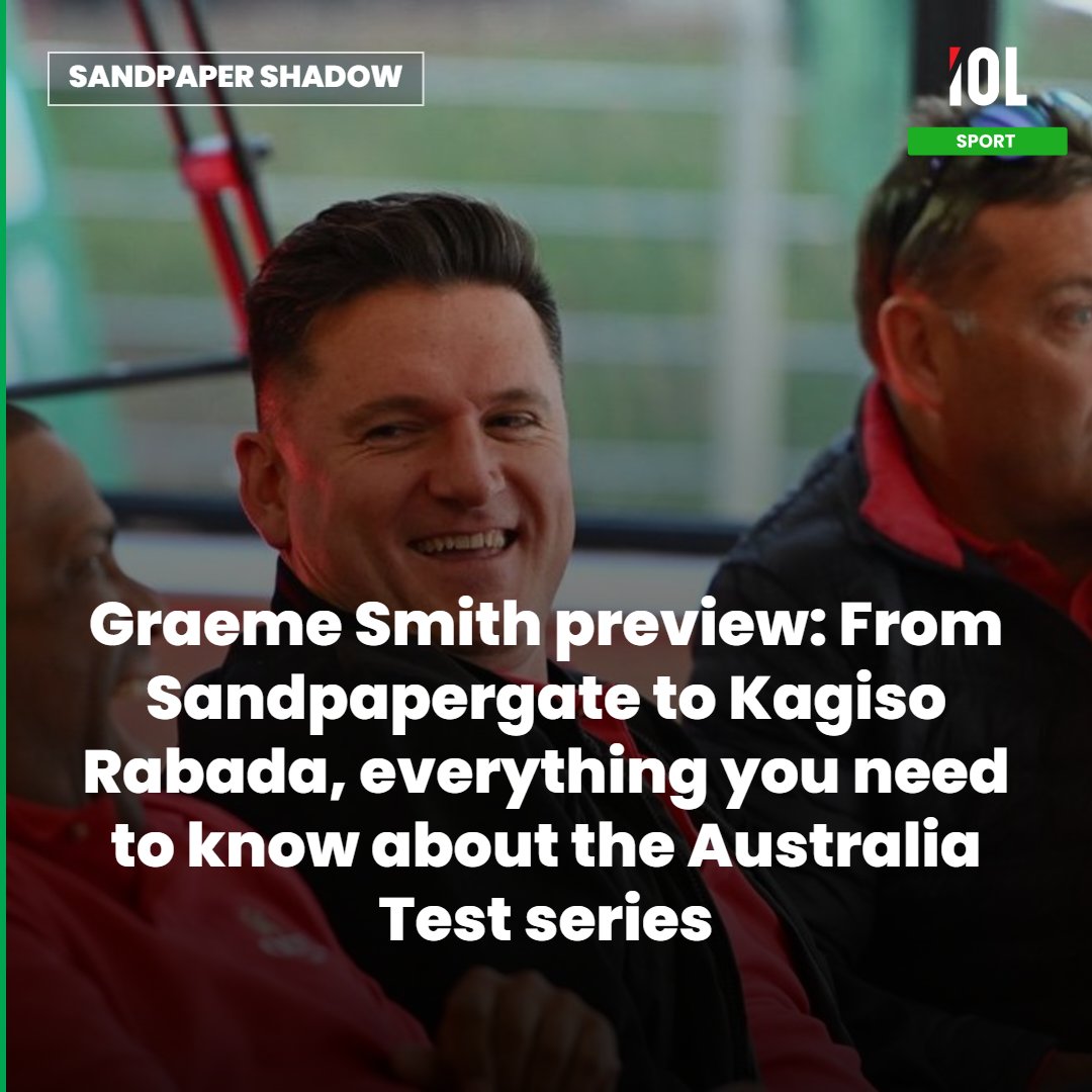 IOLsport's tweet photo. Haunted by the 2018 Sandpapergate humiliation, Australia returns to face the Proteas at Kingsmead on October 9. Graeme Smith previews the ultimate score-settling Test clash and Kagiso Rabada’s crucial role.
Read on: https://t.co/KHROD99gh9
#GraemeSmith #Sandpapergate https://t.co/Wmmn8blaNd
