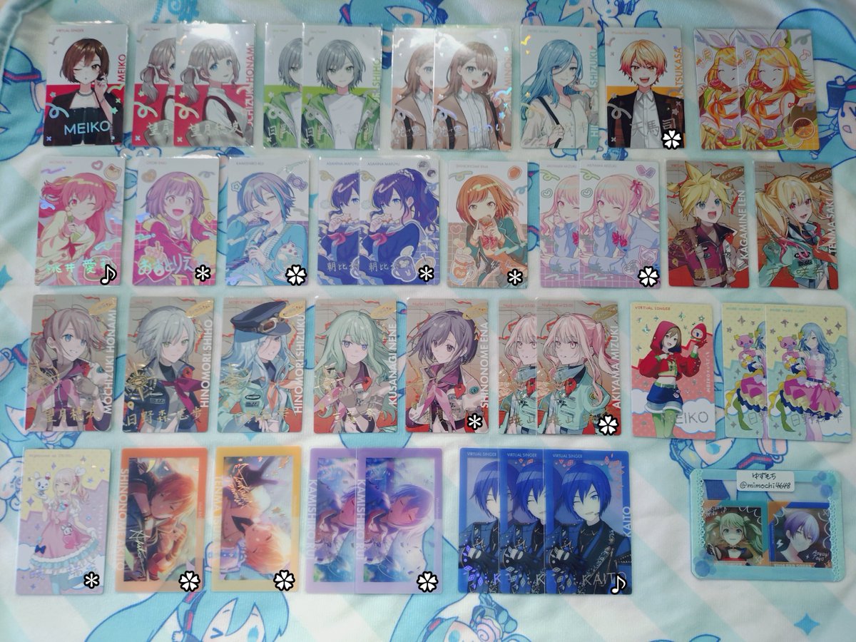 mimochi4648's tweet photo. 【交換】プロセカ エピカ 箔押し

譲→画像1〜5枚目
求→画像6枚目

郵送orタイミングが合えば感謝祭お手渡しでのお取引希望です。
条件も画像6枚目と一部画像内に記載しております。 https://t.co/jRsBkBEOCn
