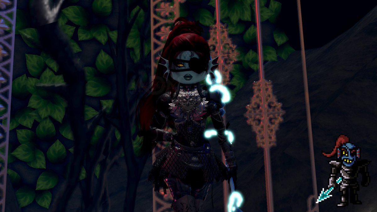 RubyWhite87's tweet photo. First post, so feeling kinda nervous sharing my love for DTI.

Since the Trident update came out, I’ve been wanting to make Undyne... and I finally did! I hope you like her! And let me know—who’s your favorite character from the game? ⸜(｡˃ ᵕ ˂ )⸝💚 https://t.co/x8Do7uY2B4