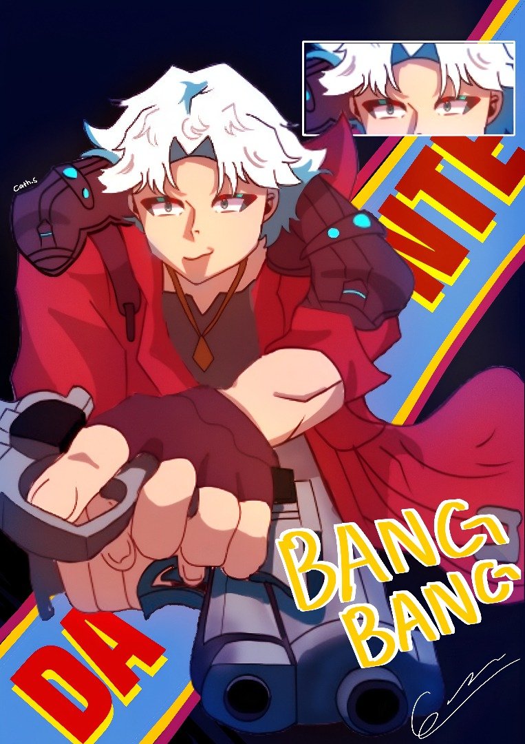 lynnn_human's tweet photo. Gambar dante dari dmc/ devil may cry
#devilmaycry #dante #drawing https://t.co/mnguA4EGQS