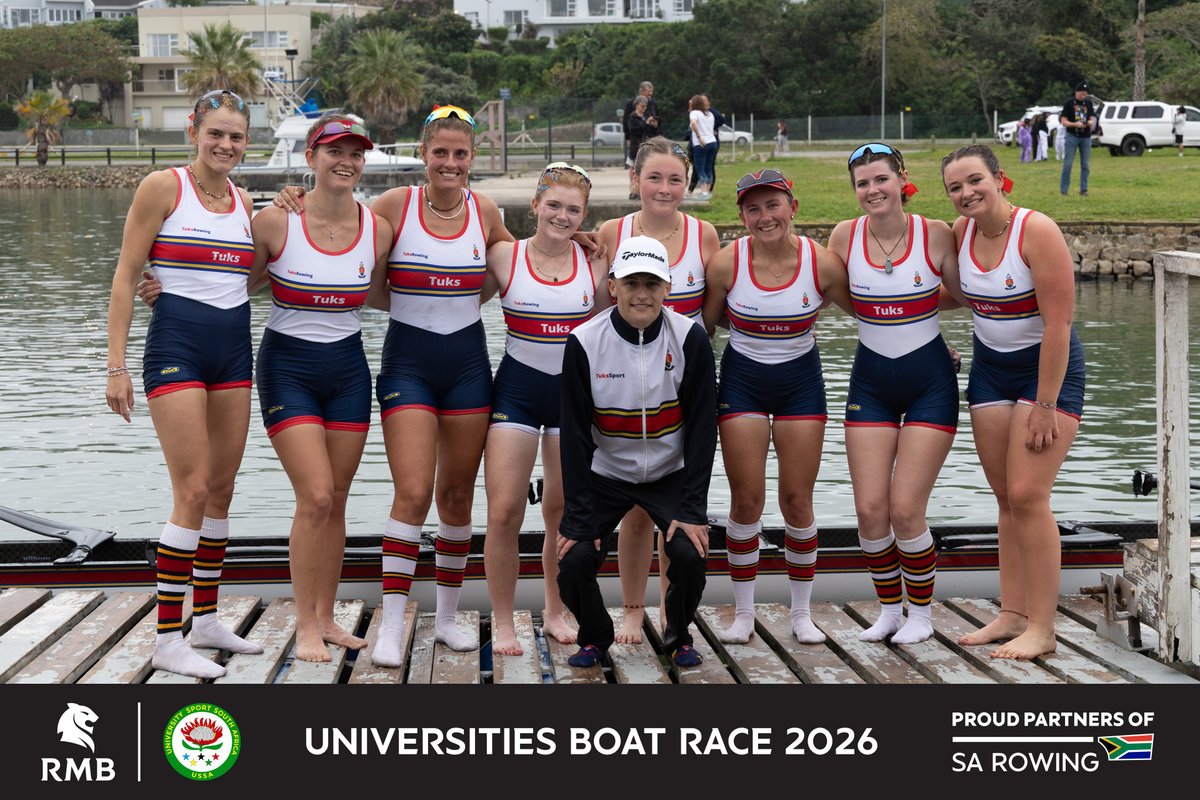TuksSport's tweet photo. π§πππ πͺπ’π₯π. ππ₯ππ§. π₯ππ¬π§ππ .
Congratulations to #TuksRowing on a dominant performance at the 2026 RMB Universities Boat Race, securing the overall title! ππ΄π΅βͺοΈ
Four races. Four wins. One overall champion.
#TuksSport | #Elevate2Greatnessπ‘βοΈ https://t.co/mySPjokR8w