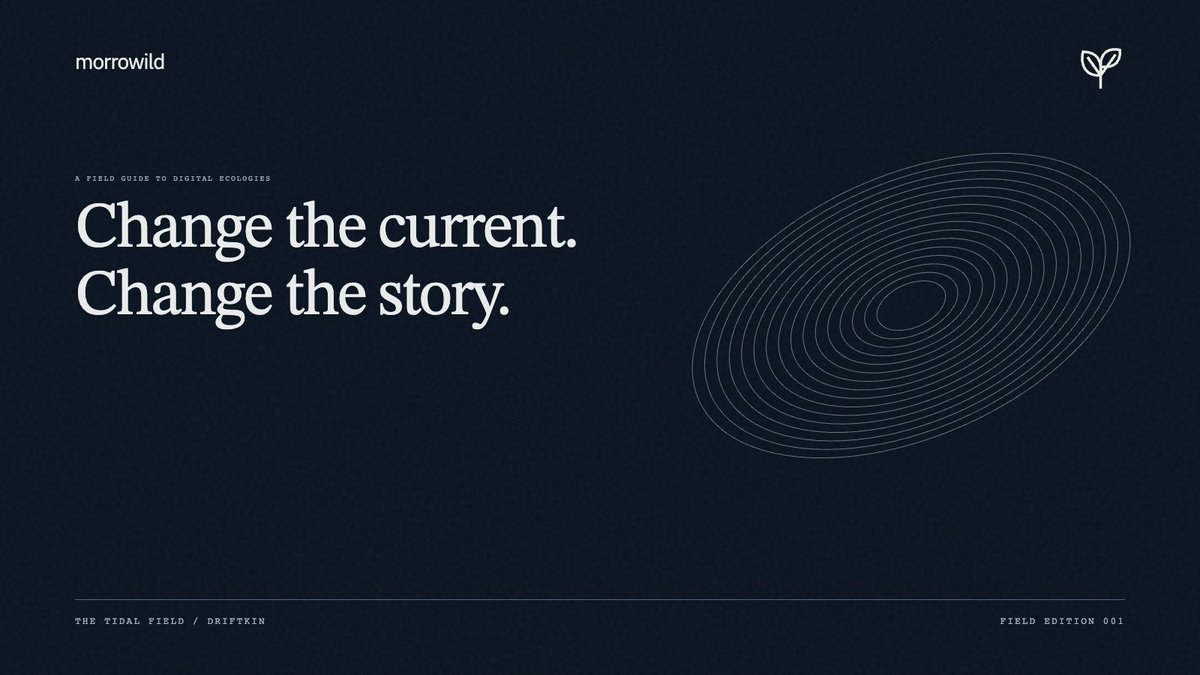 morrowildxyz's tweet photo. The Tidal Field begins with a current that changes its mind.
Select Driftkin's habitat and draft an experiment around rhythm and variation. A different environment deserves a different question. https://t.co/xQq3UjQOxg