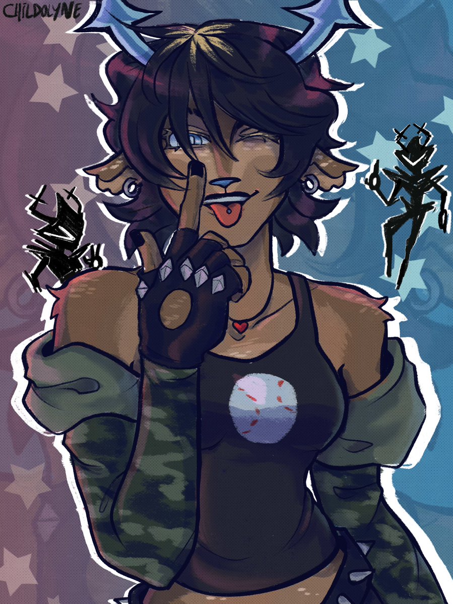 childolyne's tweet photo. RAISE UP YOUR BAT ⚾️🏏 
#deltarune https://t.co/B6b4vhBdCN