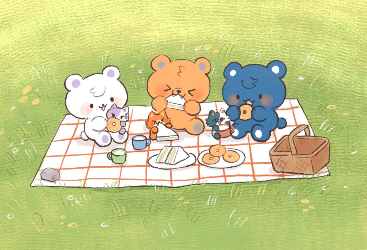 fortisshio's tweet photo. ピクニック🧺 https://t.co/95JSq4hBVS