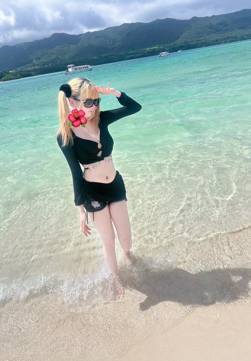 anyalo9's tweet photo. 沖縄の海ꢏꢷ^ᴗ ̫ ᴗ^ https://t.co/WnmP9aA9vg