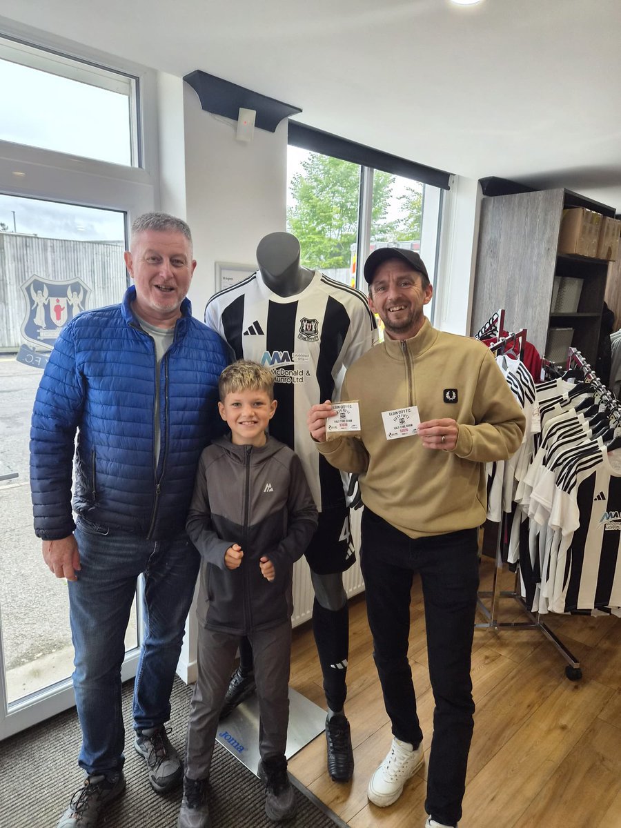 ElginCityFC's tweet photo. Congratulations to Jamie and Brian who won the 50/50 draw v Stirling Albion taking home £554

Congratulations to Scott who won the 50/50 draw v Fraserburgh, taking home £273

For your chance to win today’s draw purchase your tickets from one of our sellers as you enter the ground https://t.co/z0DvvLVB9d