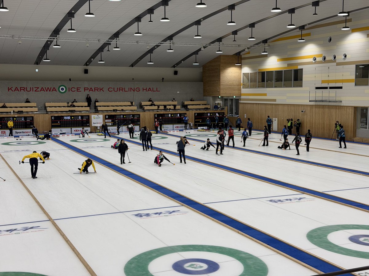 HelloKaruizawa's tweet photo. 軽井沢国際カーリング良かった🥌 https://t.co/C4Ej8h2qrm