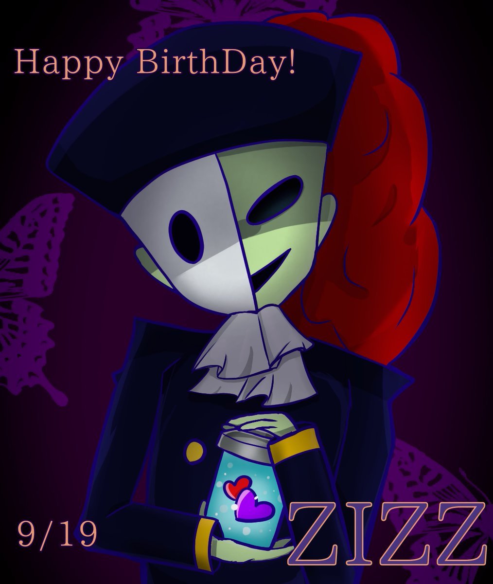 KaNaSa_Rebirth's tweet photo. ジズ様お誕生日おめでとうございます…！！！イラスト休止中なので再掲で… https://t.co/7kiWIMKyfb