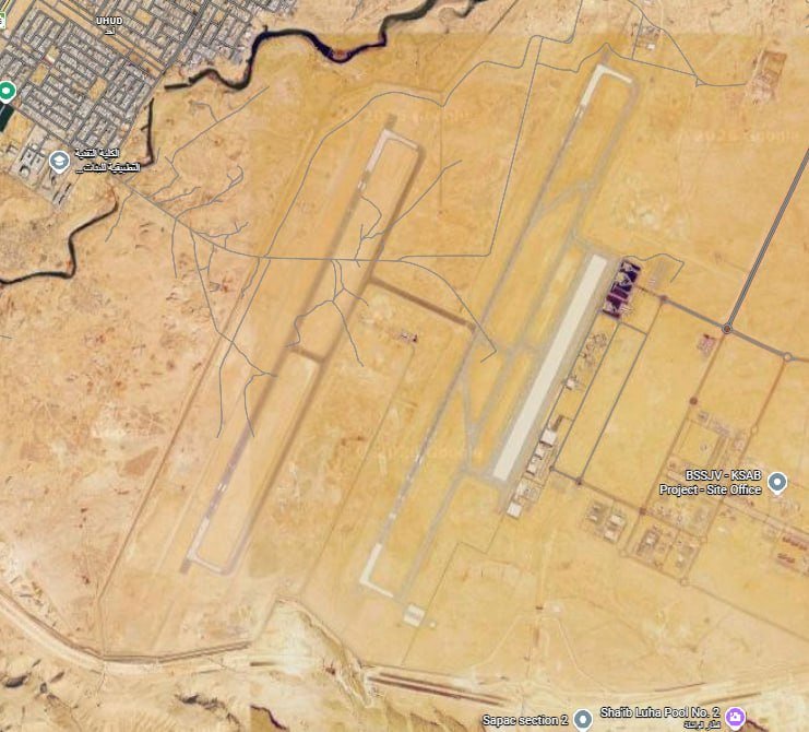 partisan2015en's tweet photo. In my opinion, the target of the Ansarallah ballistic missile attack on Riyadh was likely King Salman Airbase, just south of Riyadh https://t.co/GNV623iQdI