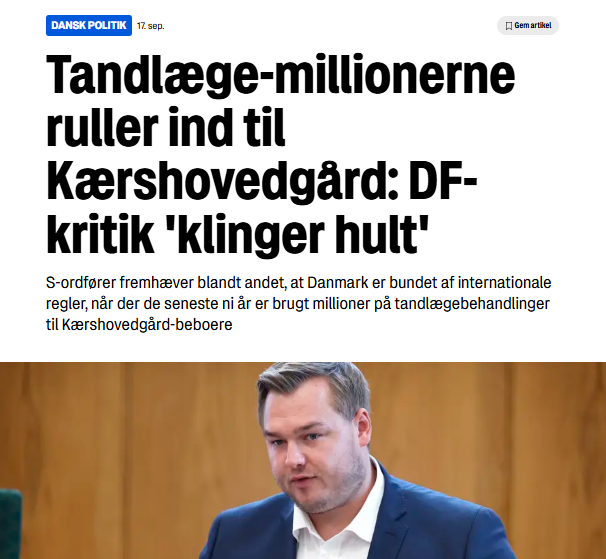 DFUNikita's tweet photo. 🚨Hvor sygt er det, at en fattig dansker, der søger hjælp til tandlæge, kan få at vide, at det eneste, staten kan gøre, er at få tænderne revet ud? 🚨

Samtidig bruger de millioner på voldskriminelle og personer uden lovligt ophold. Hvordan kan det være rimeligt? 🤡#dkpol https://t.co/jZL3KjhdJ0
