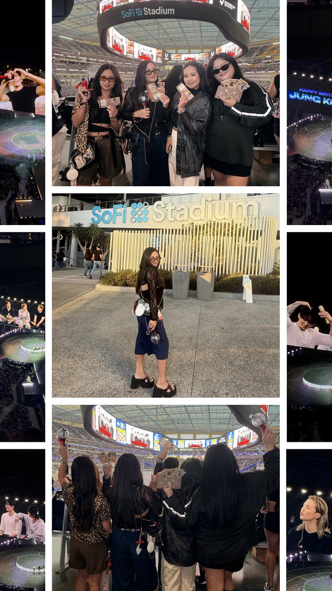 jdineao's tweet photo. omg hi X~ it’s been years. Lol. 

went to BTS ARIRANG D1,2 &amp; 4 in LA :) https://t.co/2QPjw5oUF6