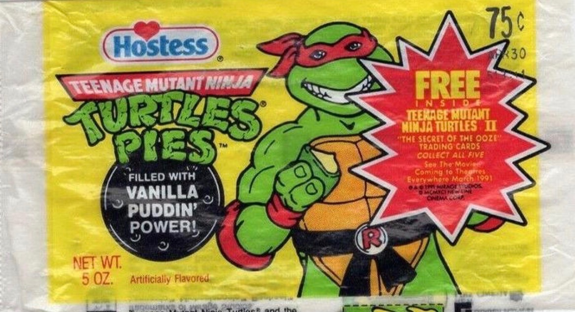 toys_retro's tweet photo. Teenage Mutant Ninja Turtles Pies! 🐢🥧 Vanilla Pudding Power!
#TMNT #NinjaTurtles #HostessPies #RetroSnacks #90sNostalgia #VintageFood #RetroToysAndCartoons https://t.co/9GnundvMPl