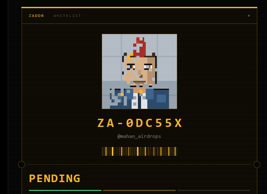mahan_airdrops's tweet photo. One of the best projects I’ve discovered on @zec.

Applications are now closed, and many submissions will be reviewed with a chance to secure WL.

Really glad I had the opportunity to participate in @zaddr_nft.

Thanks for the opportunity, and good luck to everyone who applied. 🖤

Zcash x NFTs is just getting started.