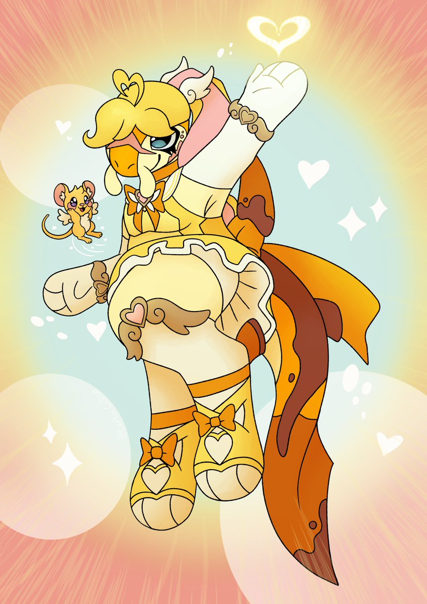 CatKoiCalico's tweet photo. Doki Doki! 

(I love my stupid mercy shark fursona) https://t.co/1akcvcmDO5
