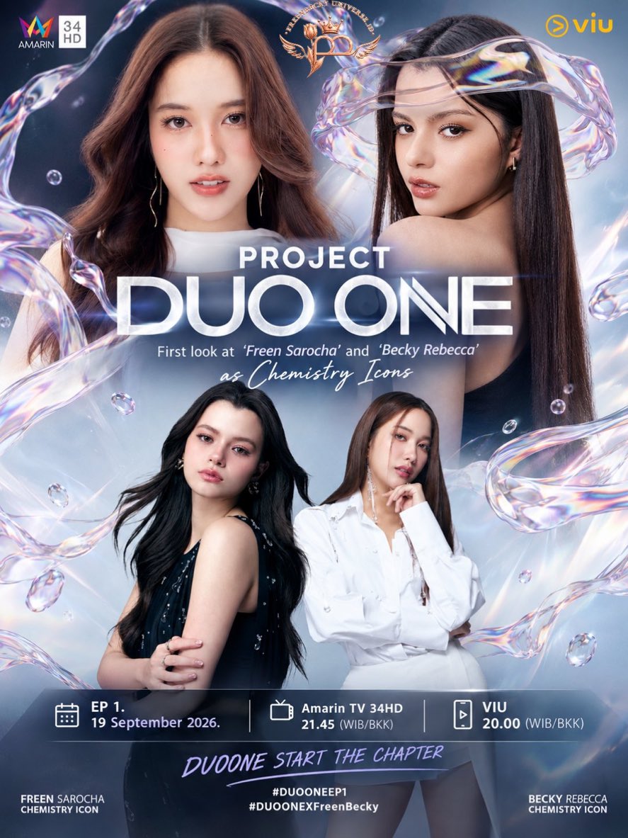 WikiFreenBecky's tweet photo. Hello, Interfans! ❤

Tonight is another crucial night for #FreenBecky‌, and we’d love to invite everyone to tune in to the first episode of DUO ONE Presented by est COLA!

🗓 First Air Date: Saturday, September 19, 2026 
📺 Amarin TV 34HD: Every Saturday at 9.45PM (BKK) 
📱 Viu: Every Saturday at 8PM (BKK)

Streaming Links & Viewing Options:
📍 Via AmarinTV Application
iOS: https://t.co/rka5AZttXV
Android: https://t.co/bujV6H121X

📍 Via Website
Amarin TV (No VPN required): https://t.co/VCwzgqgKc9
TrueID (VPN required): https://t.co/ziPKmftnpz

📍 Via Viu [Subtitles Available, Subscription]
Website: https://t.co/ZyFK04BvJ5

📍Viu Application
iOS: https://t.co/JyBZbzy7Dm
Android: https://t.co/AGp1y1mo15

We totally understand that the live broadcast on Amarin TV won't have subtitles, which might make it tricky to follow along. However, live viewership numbers are extremely important for Freen and Becky and will directly support their future opportunities.

Let's unite, push these live stream ratings as high as we can, and show our incredible support together! 🚀

If you have any questions, feel free to drop a comment below or send us a DM. Let’s do this for FreenBecky! ✨

#PROJECTDUOONExFreenBecky 
#DUOONE #PROJECTDUOONE #ThailandChemistryReality
#ฟรีนเบค #srchafreen‌ #beckysangels‌