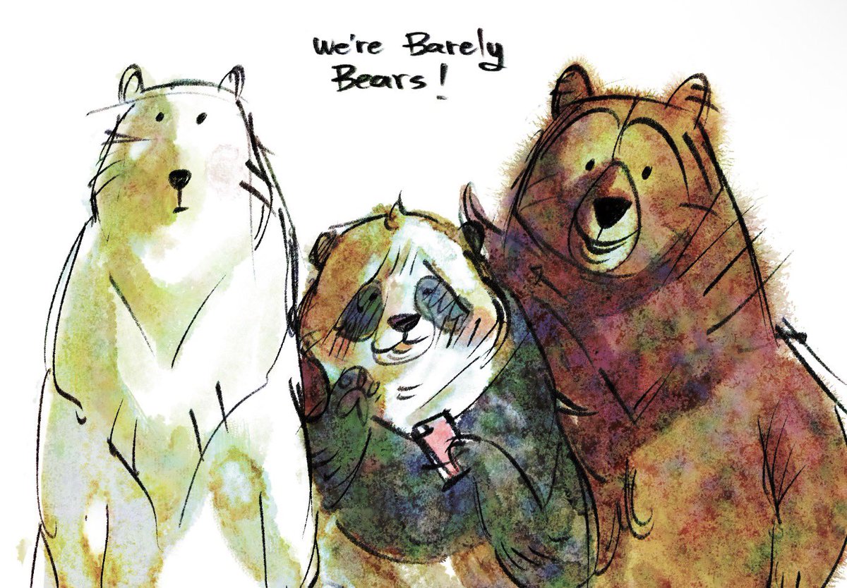 FishsPencil's tweet photo. And that’s we bare bear https://t.co/gOBLH3HeUf