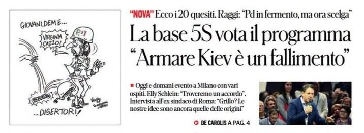 deboramau's tweet photo. Gridiamolo forte: BASTA ARMI ALL'#UKRAINE! Chi è d'accordo bene altrimenti arrivederci! @Mov5Stelle @pdnetwork #SiPaceNoArmi #iostoconConte #M5S #dallapartegiusta https://t.co/KKNRTChVXf