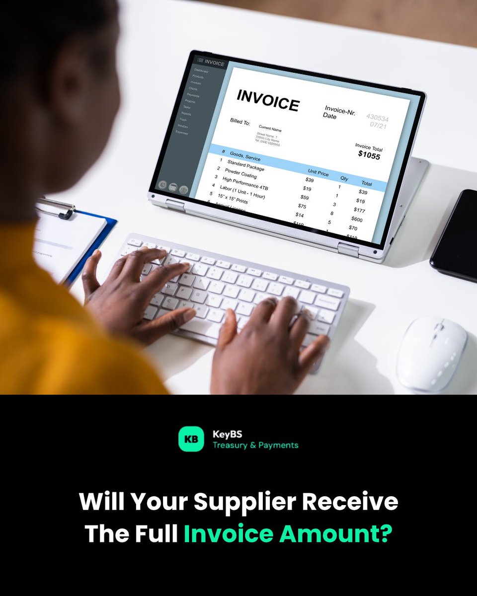 Keybspay's tweet photo. Before you approve a supplier payment, check what is expected to arrive.

Confirm the invoice currency and compare the expected recipient amount with what your supplier is owed. Checking these details gives your team a clearer picture before funds move.

#supplierpayments https://t.co/fqAUhX6f3V