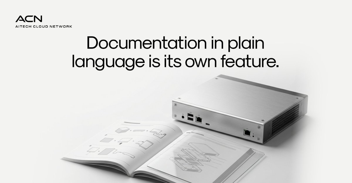 AITECHio's tweet photo. Documentation in plain language is its own feature.

Technical accuracy and readability aren't the same thing, and documentation optimized purely for precision often loses people who needed a plainer explanation to get started at all.

Clear, jargon-light documentation isn't a lesser version of technical writing. It's what actually determines whether someone new to the platform gets past the first page.

The best documentation isn't the most complete. It's the one that gets read.
